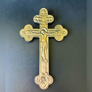 Eastern Orthodox Christian Cross with Jesus